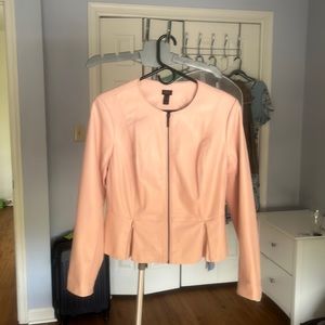 Faux leather pendulum PINK jacket